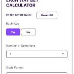 how to work out each way bet